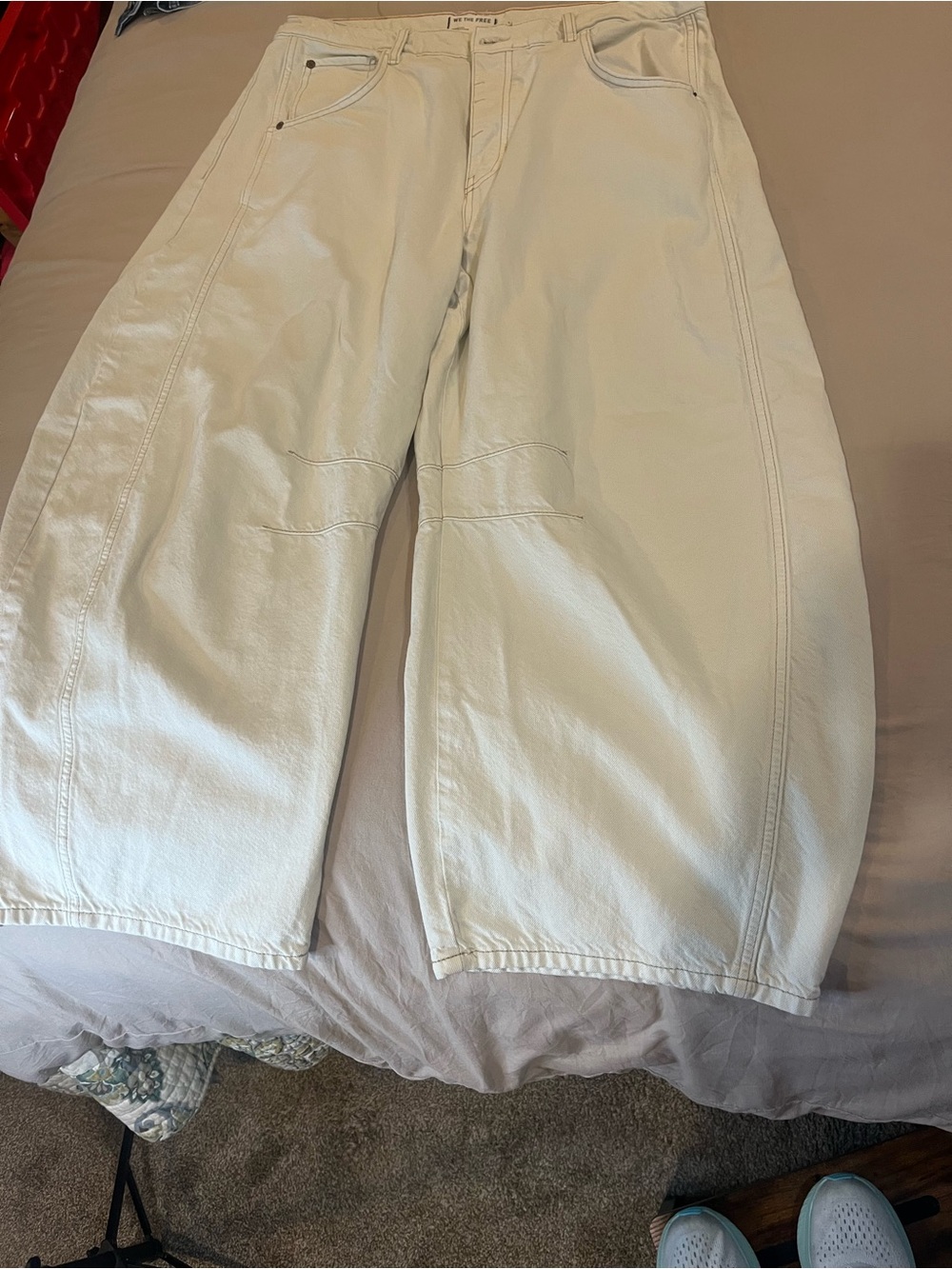 Free People Good Luck Barrel Pants